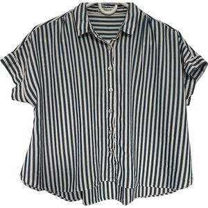 Madewell Hilltop Stripe Shirt Medium